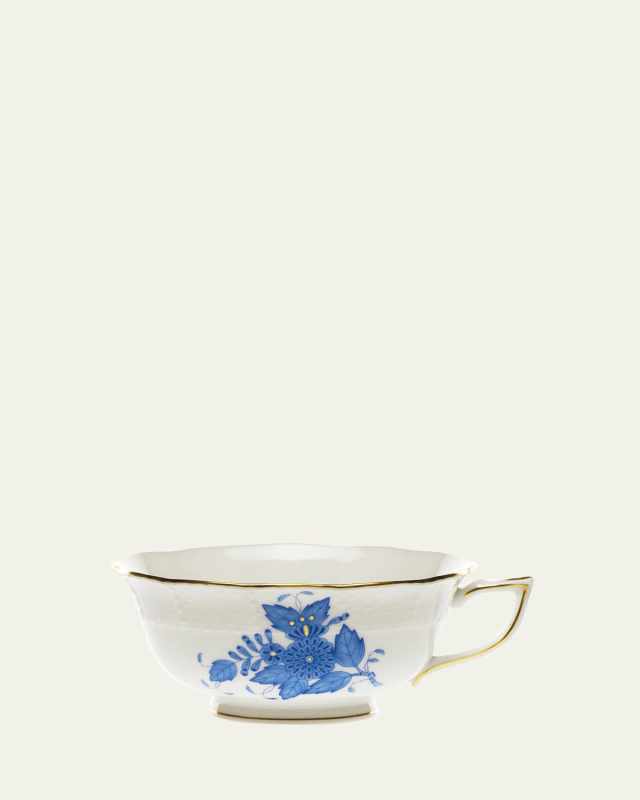 Blue Chinese Bouquet Teacup